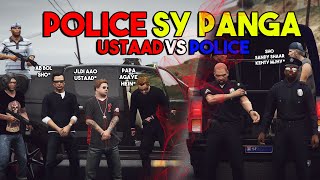 USTAAD NEY LIYA POLICE SY PANGA  TOYOTA VIGO  REAL LIFE MOD  GTA 5 PAKISTAN [upl. by Hanikehs]