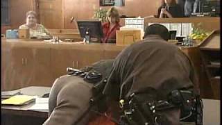 Convicted Murderer Fights Deputies At Sentencing 2010 [upl. by Aihsenal]