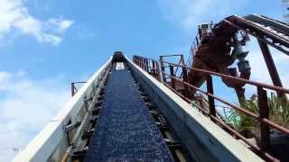 Gillians Pier Log Flume Ocean City NJ [upl. by Doowrehs738]