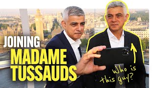 Mayor of London Sadiq Khan unveils Madame Tussauds figure [upl. by Cherin]