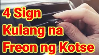 4 Sign na Kulang na ang Freon ng inyong Aircon sa kotse  Mahina ang Lamig ng aircon [upl. by Rosana]