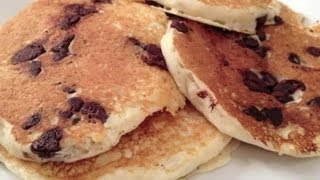 How to Make the Perfect Chocolate Chip Pancake  Pancake Breakfast [upl. by Dotty283]