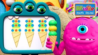 Monsters  Monster Treat Trouble  Learn Math for Kids  Cartoons for Kids [upl. by Hospers920]