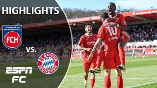 LATE VICTORY 🙌 Heidenheim vs Bayern Munich  Bundesliga Highlights  ESPN FC [upl. by Cutter]