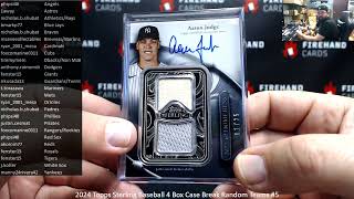 BOUNTY BUSTER 462024 2024 Topps Sterling Baseball 4 Box Case Break Random Teams 5 [upl. by Nirtiac]