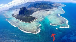 Underwater Waterfall in Mauritius Island [upl. by Ashien]