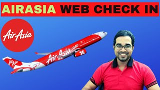 Air Asia Web Check In Process  Airasia Boarding Pass Download 2021 [upl. by Ignacio]