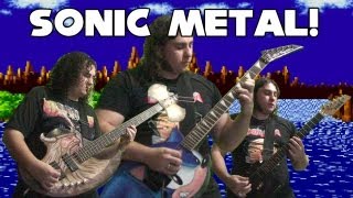 Sonic Metal  Played with custom made instruments inspired by Sega [upl. by Ahsinyar]