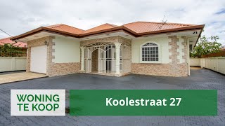 Koolestraat 27 • 160 m² Laagbouw te Kasabaholo Paramaribo Suriname [upl. by Malim]