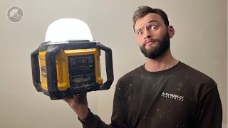 BEST LIGHT EVER  Dewalt XR Light DCL074XJ [upl. by Sessylu285]