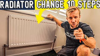 10 STEPS HOW TO CHANGE YOUR RADIATOR [upl. by Rodi364]