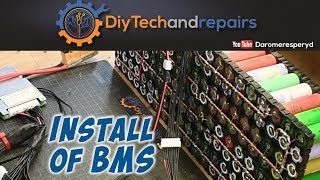 Installing a smart BMS on a 14s LiIon battery pack [upl. by Eerihs]