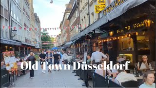 Old Town Düsseldorf Germany Altstadt  The Longest Bar In The World [upl. by Goren]