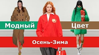 Модный цвет осень 2023 зима 2024  Тренды Топ15 палитры одежды [upl. by Charis]