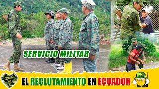 Reclutamiento la servicio militar en mi ecuador [upl. by Cressler]