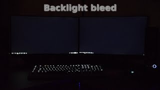 iiyama XU2492HSU  backlight bleed and IPS glow [upl. by Sumner]