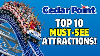 Cedar Points Top 10 MustSee Attractions Checklist [upl. by Renruojos]