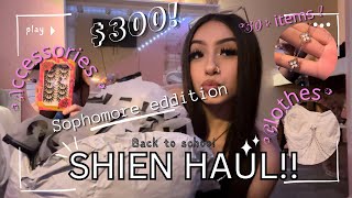 Back To School Series 0012024 Shein Hual Sophomore edition new clothes amp accessories  VLOG1 [upl. by Frech990]