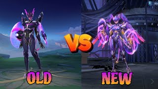 Karrie Epic Skin Upcoming Revamped Release Date  OLD amp NEW COMPARISON REVIEW  MLBB [upl. by Acinorev]