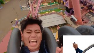 Sendirian Uji Nyali Naik Baling Baling Dufan Dunia Fantasi Kameramen Tidak Selamat  Insta360 go 2 [upl. by Ellocin]