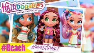 Hairdorables Beach Day Doll Parody  Toys For Kids [upl. by Bobker]