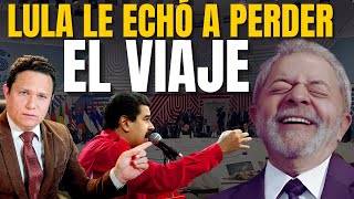 LULA DA SILVA LE DAÑÓ EL VIAJE A MADURO LO VETÓ PARA NO INGRESAR A LOS BRICS [upl. by Trawets]