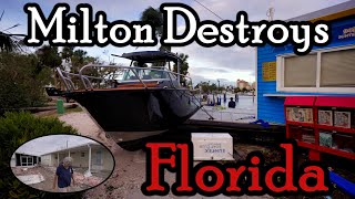 Some Homes Totally Devastated Hurricane Milton Slams the West Coast of Florida Alfred Montaner [upl. by Layod]