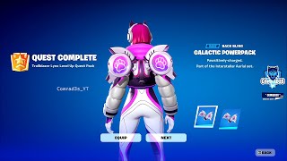 Collect Part 1 Star Trails Token Fortnite  How to unlock Galactic Powerpack Back Bling in Fortnite [upl. by Ripp]