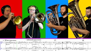 COMPARE SOUNDS of Euphonium VS Flugelhorn VS Trombone VS Tuba Which TONE Do You Like the Best [upl. by Digdirb111]