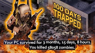 I Killed 58 058 Zombies While Trapped In The Mall With Insane Zombies [upl. by Wilden]