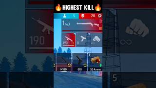 V badge player ne Highest kills ka record banaya last Tak deckhna – Garena free fire max shorts [upl. by Garbe]