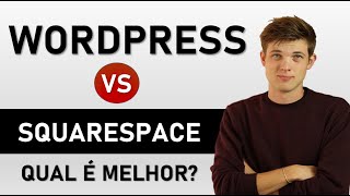 Squarespace ou Wordpress Qual é o melhor construtor de página Brasil [upl. by Ruthi]