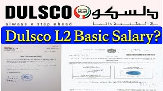 UAE Dulsco l2 basic salary 2023 [upl. by Allac429]