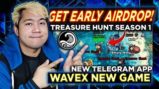 GET FREE EARLY AIRDROP  WaveX Treasure Hunt Season 1 with 1000 Giveaway [upl. by Alysia]