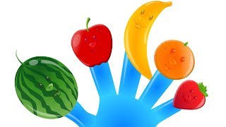 Fruit Finger Family  Fruits Song  learn Fruits  Nursery Rhymes amp Baby Songs [upl. by Annor]