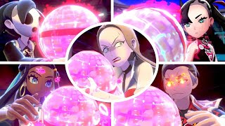 Pokémon Sword amp Shield  All Characters Dynamax Animations [upl. by Orpha]