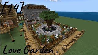 How To Build Stampys Lovelier World 14 Love Garden [upl. by Yrome]