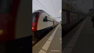 sbbcffffs Train arriving at Kilchberg Station with destination Zurich and Winterthur Switzerland [upl. by Sally]