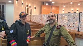 Yeshiva Darchei Torah gives BBQ to IDF [upl. by Oreste]