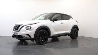 Nissan Juke ENIGMA Limited Edition in Two Tone Storm White Pearl with Black Roof amp Black 19quot Alloys [upl. by Suoivatnom]