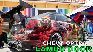 Modified Chevrolet Optra with Lambo Door and Custom Decals  Galeri Kereta [upl. by Louie]