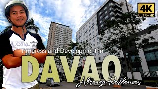 Progress and Development in Davao City  Abreeza Residences Walkthrough [upl. by Phillane812]