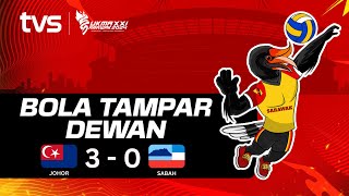 Bola Tampar Dewan W Johor vs Sabah SUKMA Sarawak 2024 [upl. by Arnaud]