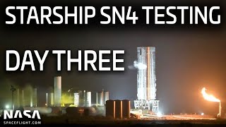 Replay Starship SN4 Testing From SpaceXs Boca Chica Launch Site [upl. by Evangelia]