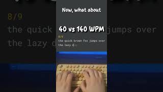 AVERAGE vs EXPERT TYPER 🤯 typing keyboard typingspeed [upl. by Wes]