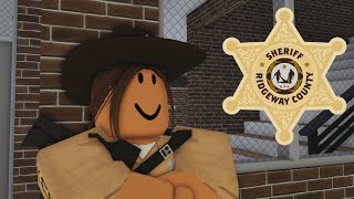 Ridgeway County Sheriffs Office  EP2  Ridgeway County  Roblox [upl. by Aneehc]