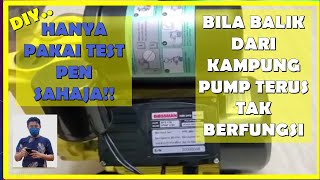 46 PAM RUMAH TIDAK BERFUNGSI MATI TOTALHOUSE WATER PUMP NOT FUNCTION [upl. by Hammond]