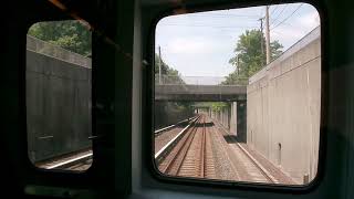 FROM LINDENWOLD TO WESTMONT ON PATCO WITH AN APPEARANCE BY NEW JERSEY TRANSIT AT ASHLAND [upl. by Richlad388]