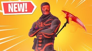 The NEW RED Skull Trooper in Fortnite [upl. by Akirdnahs672]