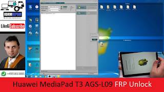 Huawei Mediapad T3 AGSL09 Bypass Google account FRP unlock [upl. by Enerehs]